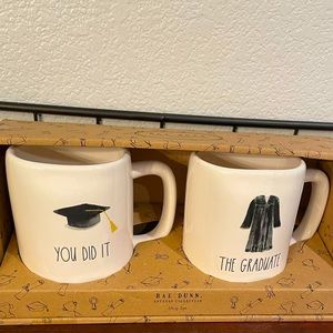 You Did It & The Graduate mug set 🎓- Rae Dunn